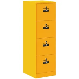 vidaXL Aktenschrank 44 x 50 x 106,5 cm Senfgelb