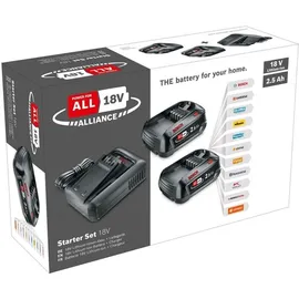 Bosch PBA 18 V Li-Ion Starter-Set 2 x 2,5 Ah 1600A031T5