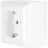 REV Ritter Schuko-Steckdose Aufputz Weiß 1 St.