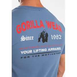 Gorilla Wear Warren T-Shirt blau XXL