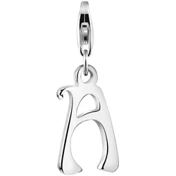 Nenalina Buchstabe "M" Anhänger Initialen Trend 925 Silber silberfarben Damen 