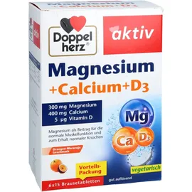 Doppelherz Magnesium+calcium+d3 Brausetabletten