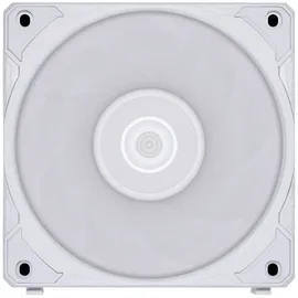 Lian Li UNI FAN P28 Lüfter - Gehäuselüfter 3 Lüftergeschwindigkeiten, Fluid Dynamic Bearing, Daisy Chaining, 120mm, Weiß