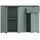 Forte Sideboard GABRIO (BHT 120x82x34 cm, - grün - BHT 120x82x34 cm