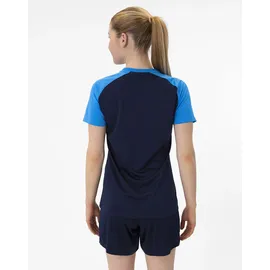 Jako Iconic T-Shirt Kinder 914 marine/blau/neongelb 116