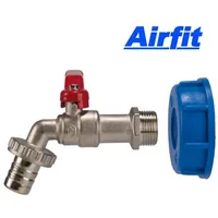 AIRFIT Tankventil Kugelhahn 3/4\" undÜberwurfmutter 59mm"