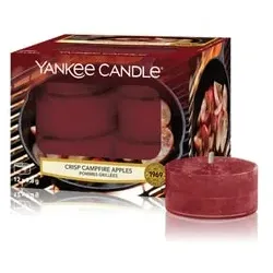 Yankee Candle Crisp Campfire Apples Tea Lights świeca zapachowa 12 Stk