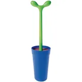 Alessi Klosettbürste MERDOLINO Blau