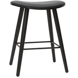 miliboo Design-Barhocker schwarz H65 cm (2er-Set) MEADOW