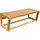 Relaxdays Badregal, Hellbraun, Holz, 60x20x25 cm, Badezimmer, Badezimmerregale, Badregale