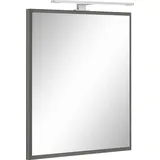 WELLTIME HELD MÖBEL Badspiegel Ohio B/H/T: 60 cm x 64 2 silberfarben Badmöbelserien Badmöbel