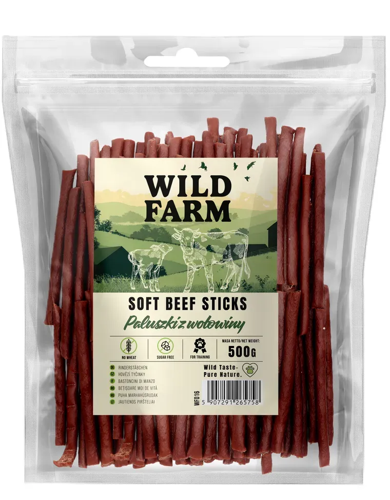 WILD FARM Rindersticks 500g Hundeleckerli