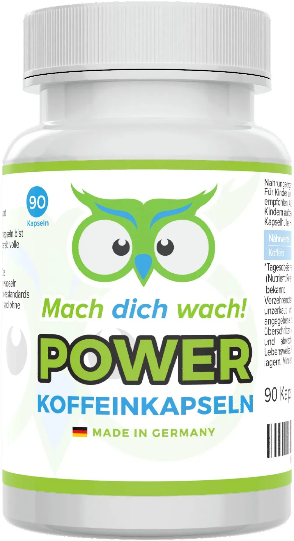 Koffein Kapseln - Mach dich wach!® 90 St