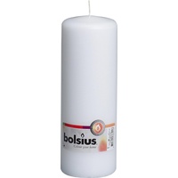 Bolsius Stumpenkerze 20 cm weiß