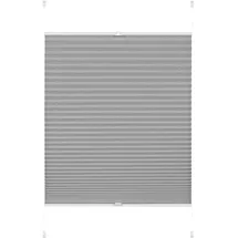 GARDINIA EASYFIX Plissee Greta, Steingrau, 70 x 130 cm 70 x 130 cm