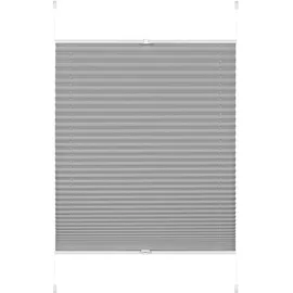 GARDINIA EASYFIX Plissee Greta, Steingrau, 70 x 130 cm 70 x 130 cm