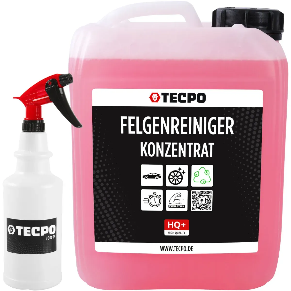 TECPO Felgenreiniger für Alu-, Stahl-und Leichtmetallfelgen,...