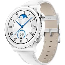 Huawei Watch GT 3 Pro 43 mm ceramic Lederarmband weiß
