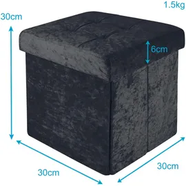 Intirilife Sitzbox, Schwarz - Sitzwürfel