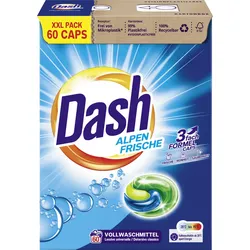 Dash Vollwaschmittel Alpen Frische 3in1 Caps