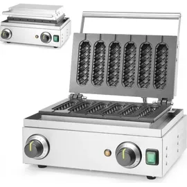 HENDI Waffeleisen 'Corn Dog', 230V/1550W, 390x378x(H)229mm