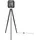 Paco Home Stehlampe E27 Schwarz