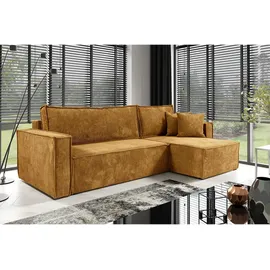 petits-meubles Ecksofa, Ezekiel 3 Sitzplätze Gelb