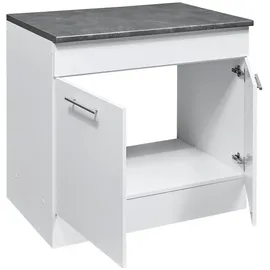 MID.YOU Spülenschrank 100 x 90 x 60 cm Grau