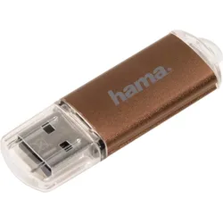 Hama Laeta (32 GB, USB A, USB 2.0), USB Stick, Braun