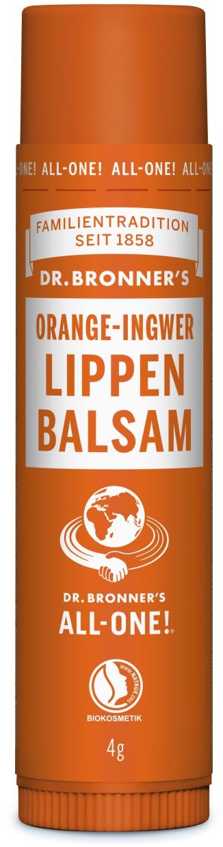 Dr. Bronner's Lippenbalsam Orange-Ingwer