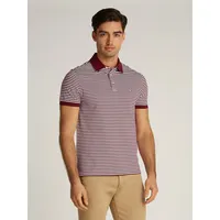 Tommy Hilfiger Poloshirt »1985 SLIM POLO«, aus leicht strukturiertem Piqué-Material Gr. XL, rouge / white, , 51179828-XL