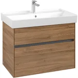 Villeroy & Boch Collaro Waschbeckenunterschrank 76 x 55 cm Kansas Oak