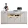 Vito Sideboard 180 x 85 x 45 cm Hellgrau / Weiß