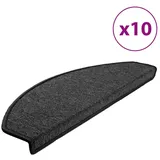 vidaXL Stufenmatten 10 Stk. 65x24x4 cm Anthrazit