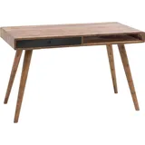 Schreibtisch REPA 120cm Laptoptisch 1 Schub Bürotisch Arbeitstisch Konsolentisch - Schwarz