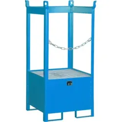 Bauer Südlohn Fass-Stapelpalette FSP-1, lackiert, Lichtblau