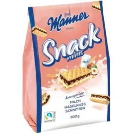 Manner Snack Minis Haselnuss 300g