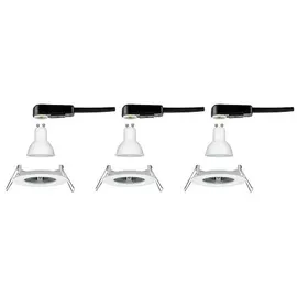 Paulmann Einbauleuchte 3er Set rund 3x6,5W 4000K Weiß matt
