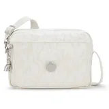 Kipling Umhängetasche Elevated Jacquard Abanu Medium Crossbody Palm Beige Jacquard