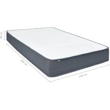 vidaXL Boxspringbett-Matratze 140 x 200 cm