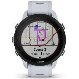Garmin Forerunner 955 Solar steinweiß