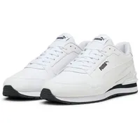 Puma ST Runner v4 L Sneaker, White Black White, 40.5 EU