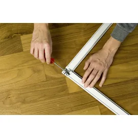 Tesa Fliegengitter ALU Comfort 100 x 220 cm Weiß