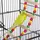 Yaheetech Vogelkäfig Vogelvoliere 46 x 35,5 x 158,5 cm Schwarz