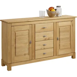 Home Affaire Sideboard »Rauna«, Kommode, B/T/H: 150/37/84 cm beige