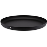 Alessi Platte Texture Ø 35 cm Stahl Schwarz