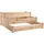 Outsunny Hochbeet 124 x 124 x 56 cm Beige
