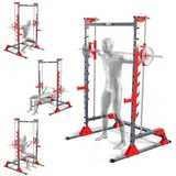 K-Sport SMITH MACHINE – Trainingsmaschine zur Ergänzung der Trainingsbank dunkelgrau|ROT No Size