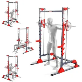 K-Sport SMITH MACHINE – Trainingsmaschine zur Ergänzung der Trainingsbank dunkelgrau|ROT No Size