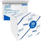 Scott Toilettenpapier 2-lagig, weiß 36 Packungen à 220 Blatt = 7920 Blatt